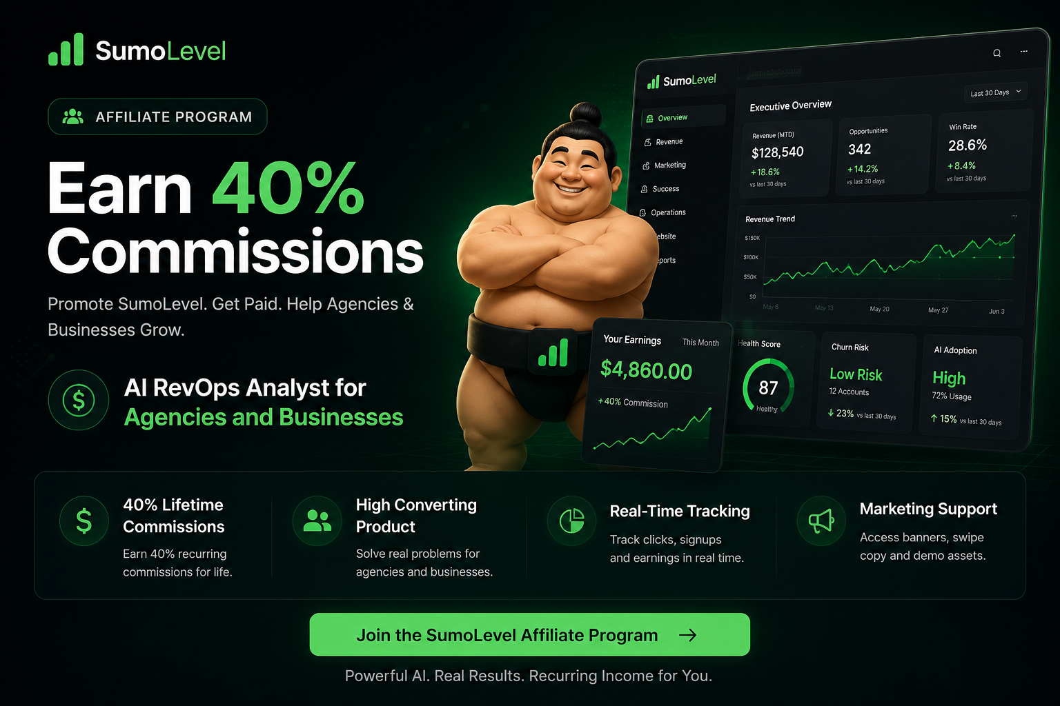 SumoLevel Affiliate Program — Earn 40% Commissions