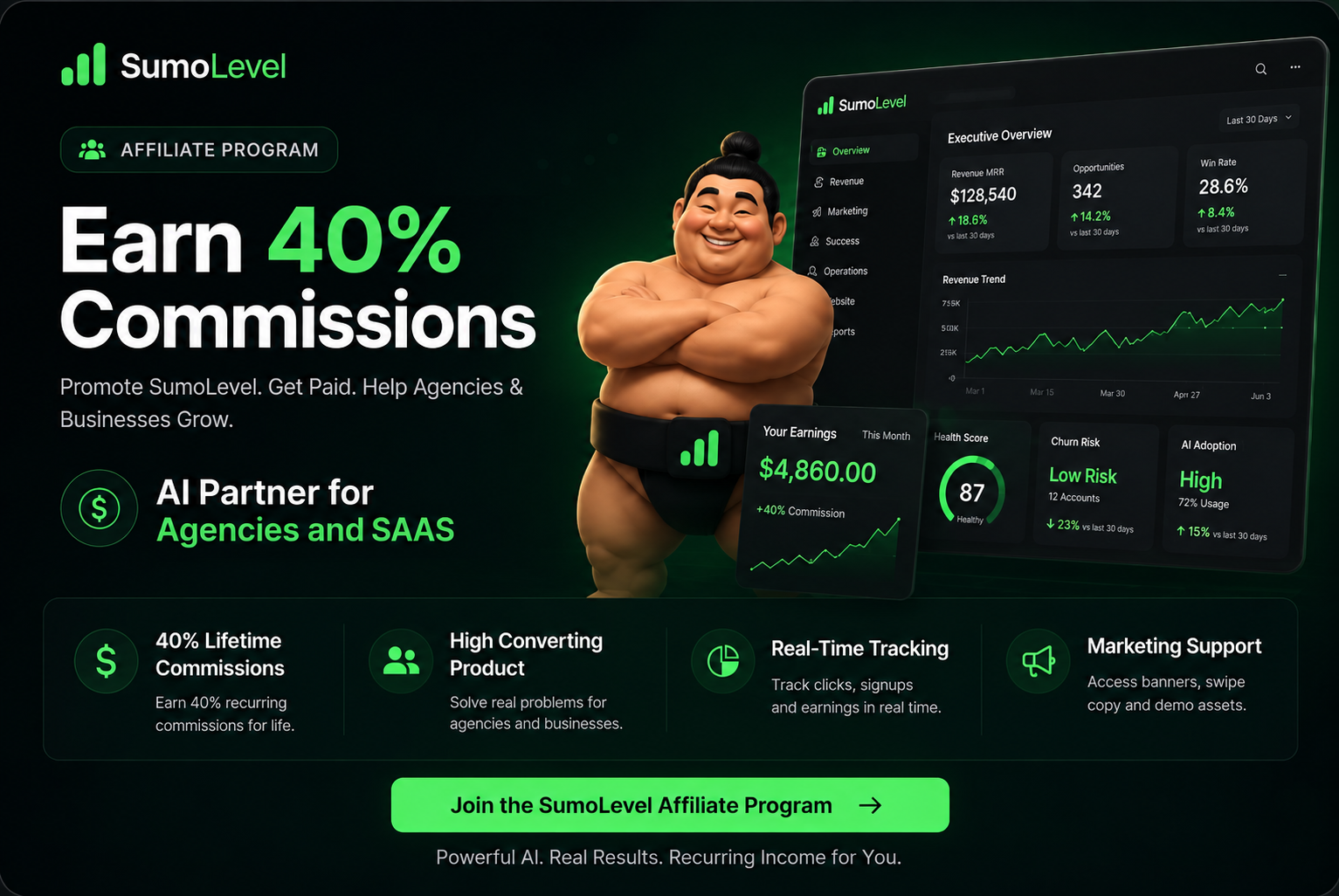 SumoLevel affiliate program banner